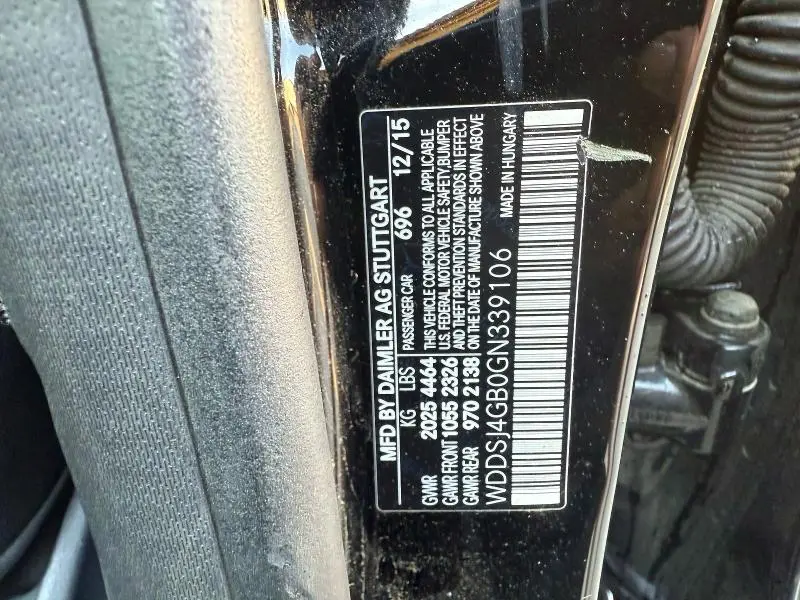2016 MERCEDES-BENZ CLA 250 4MATIC  