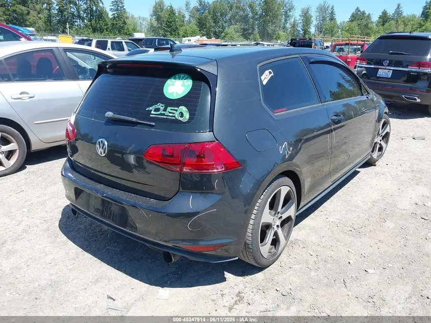 2016 VOLKSWAGEN GOLF GTI S 2-DOOR