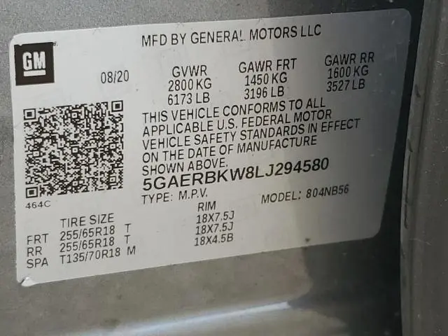 2020 BUICK ENCLAVE ESSENCE  