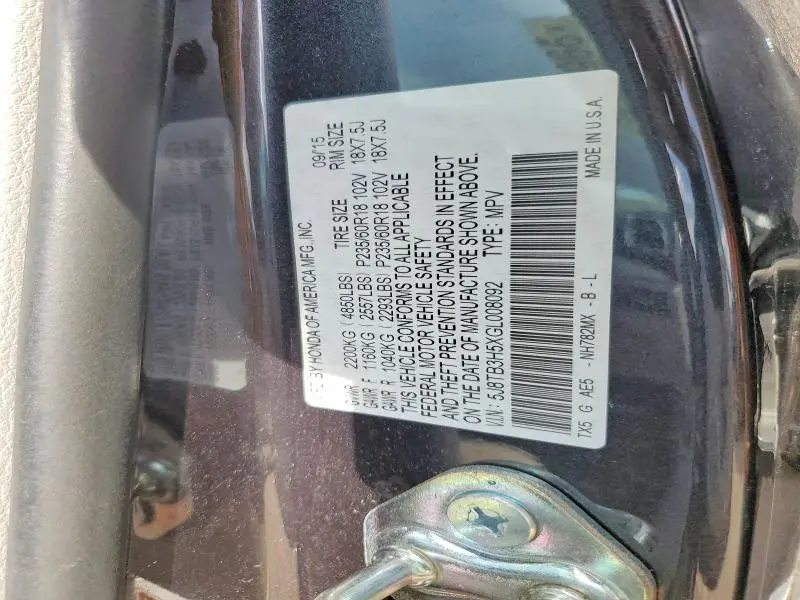 2016 ACURA RDX TECHNOLOGY  