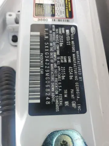 2021 KIA K5 EX  