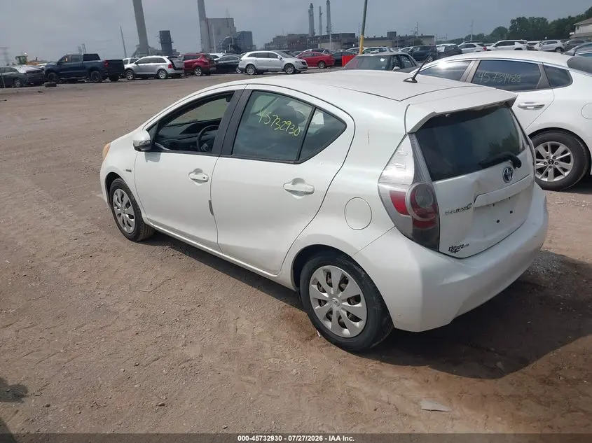 2012 TOYOTA PRIUS C ONE