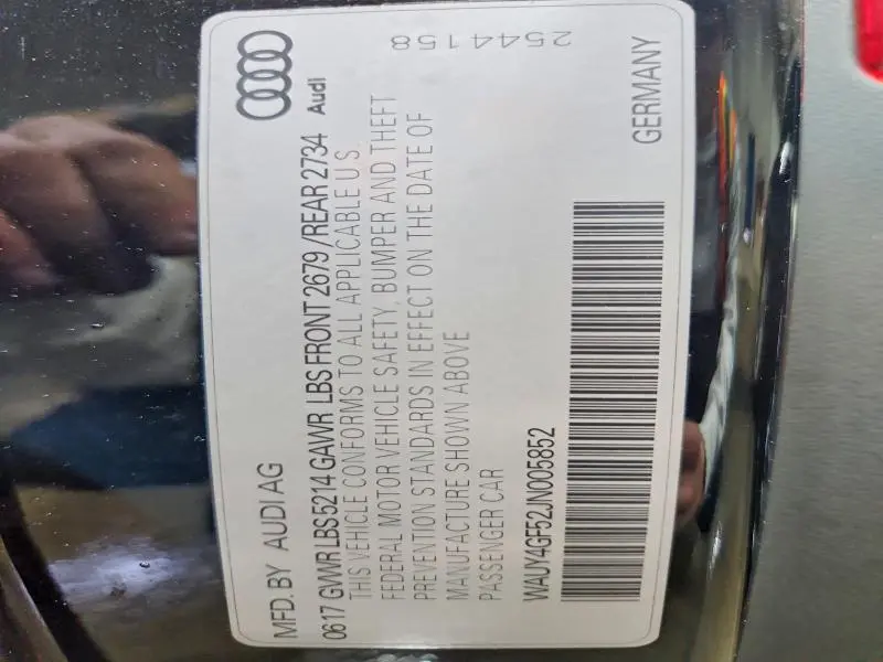 2018 AUDI S5 PREMIUM PLUS  