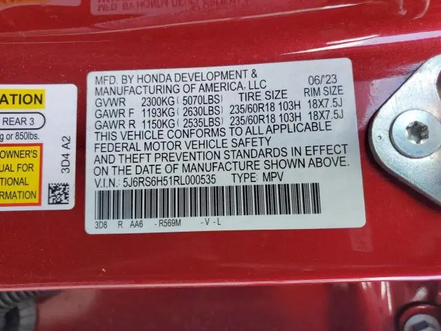 2024 HONDA CR-V SPORT  