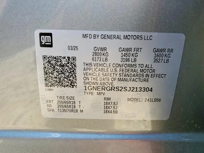 2025 CHEVROLET TRAVERSE LT  