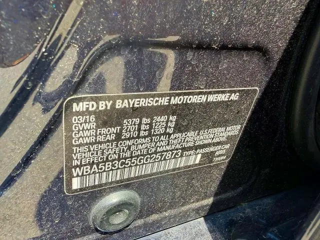 2016 BMW 535 XI  