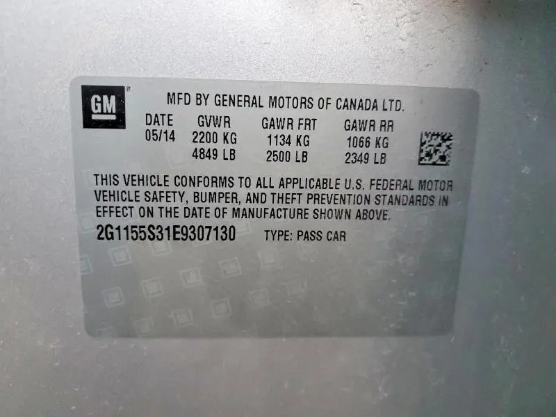 2014 CHEVROLET IMPALA LTZ  