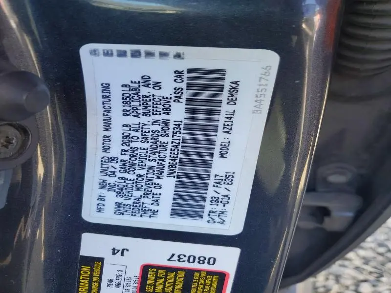 2010 TOYOTA COROLLA XRS  