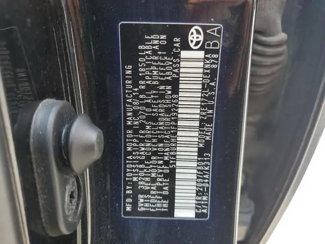 2015 TOYOTA COROLLA L  