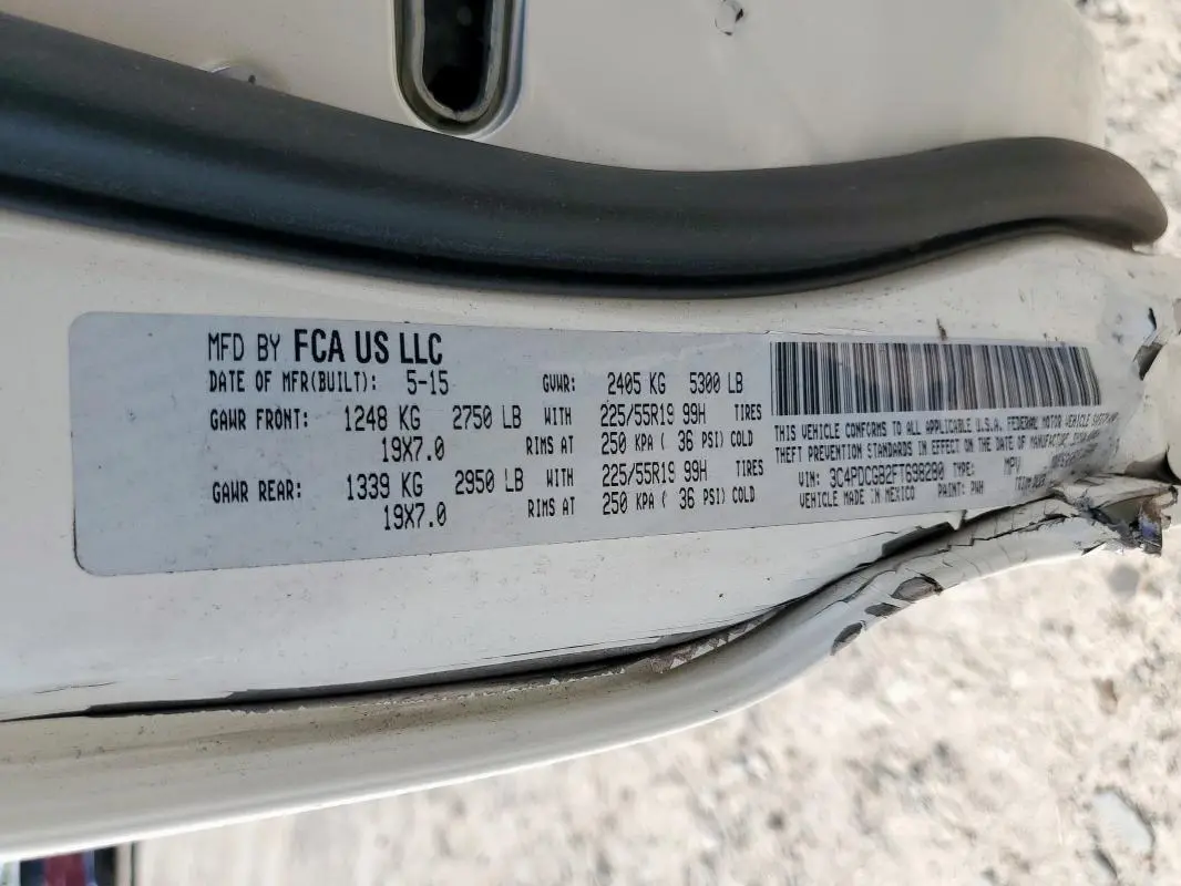 2015 DODGE JOURNEY CROSSROAD  