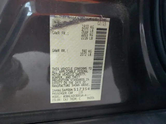 2013 NISSAN ALTIMA 2.5  