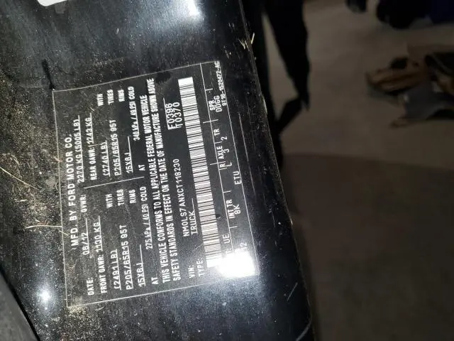 2012 FORD TRANSIT CONNECT XL  