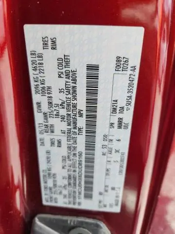 2013 FORD ESCAPE SEL  