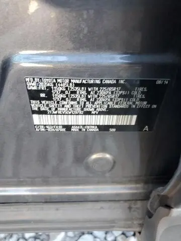 2014 TOYOTA RAV4 XLE