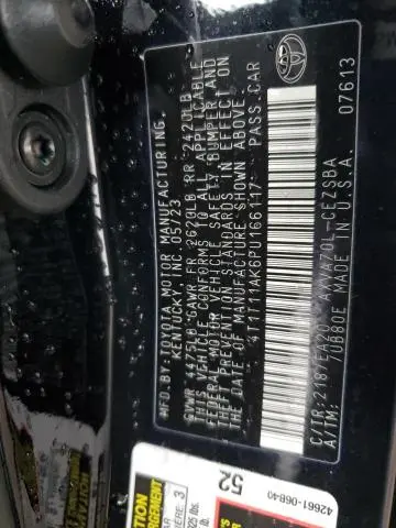 2023 TOYOTA CAMRY SE NIGHT SHADE  