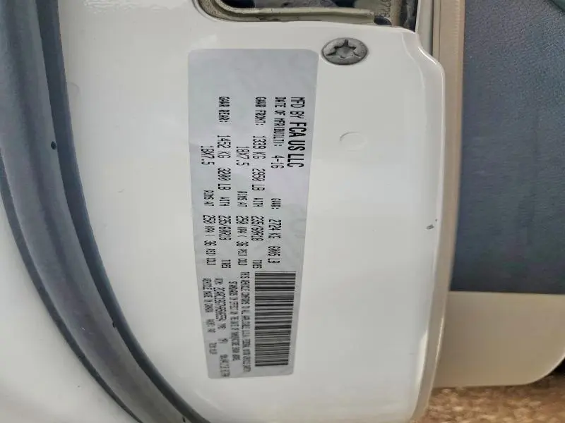2017 CHRYSLER PACIFICA TOURING L  