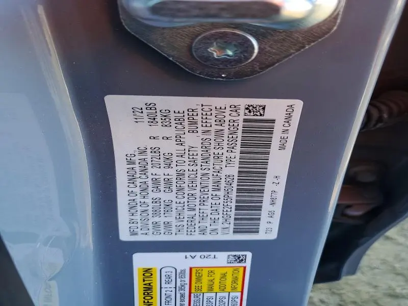 2023 HONDA CIVIC SPORT  