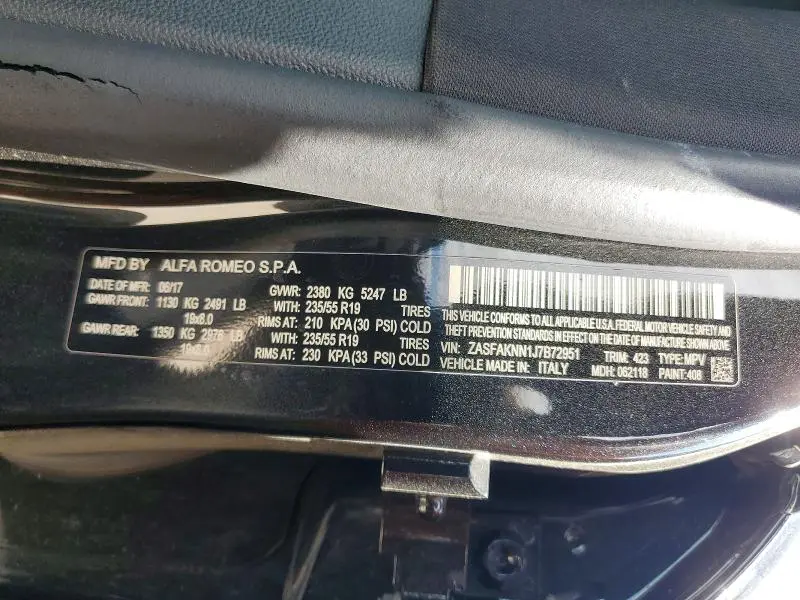 2018 ALFA ROMEO STELVIO TI SPORT  