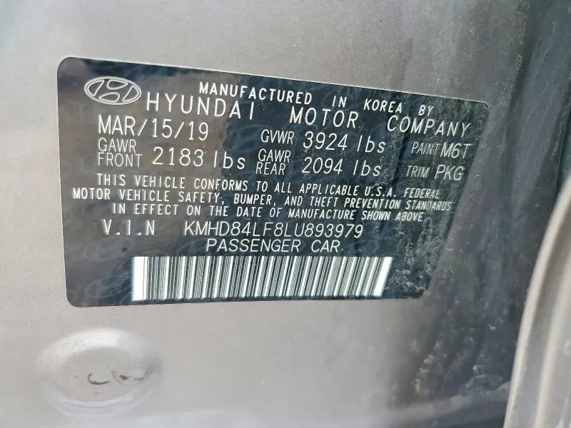 2020 HYUNDAI ELANTRA VALUE EDITION  