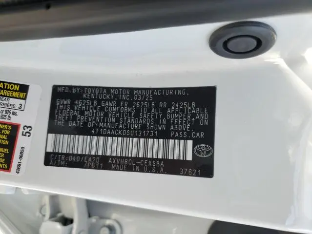 2025 TOYOTA CAMRY XSE  