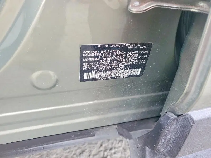 2019 SUBARU FORESTER PREMIUM  