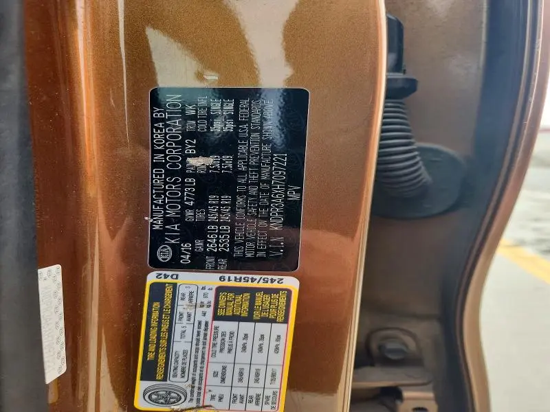 2017 KIA SPORTAGE SX TURBO  