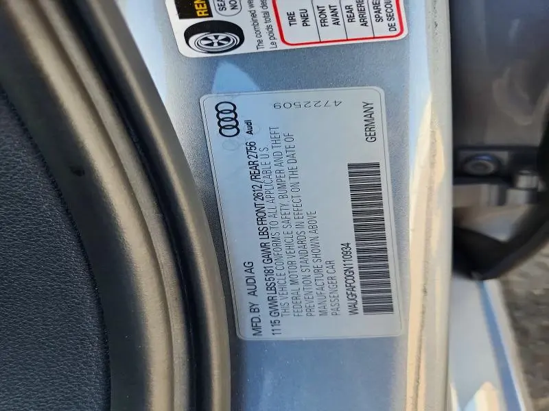 2016 AUDI A6 PREMIUM PLUS  