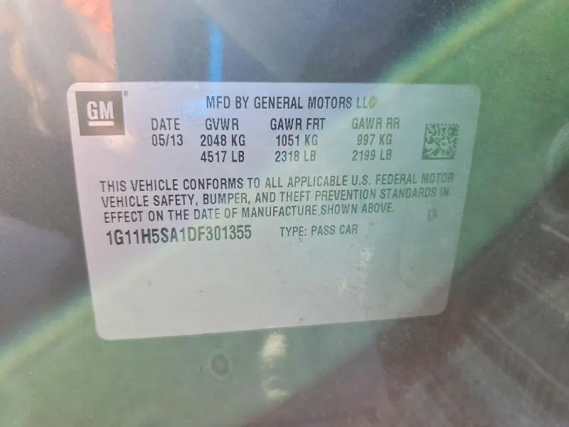 2013 CHEVROLET MALIBU LTZ  