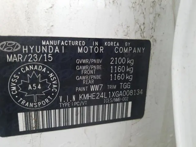 2016 HYUNDAI SONATA   