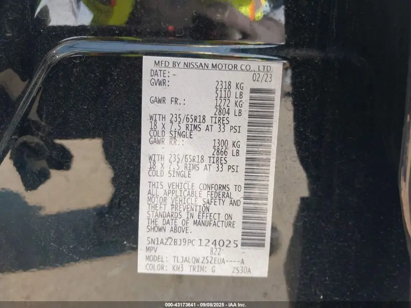 2023 NISSAN MURANO SV FWD