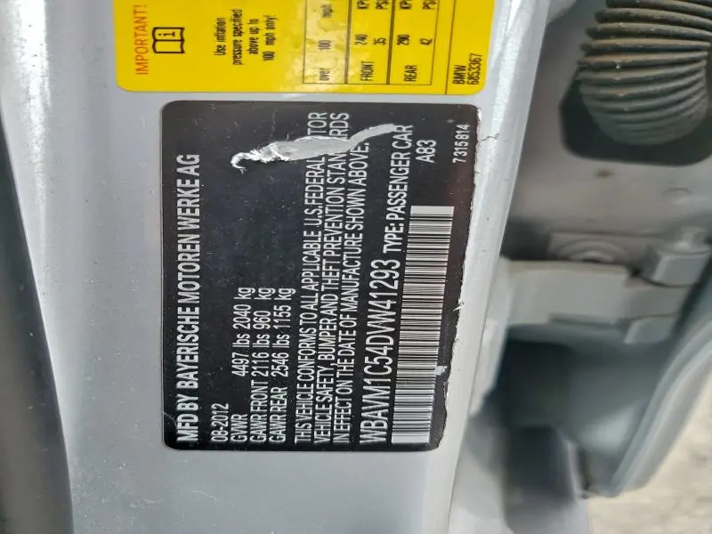 2013 BMW X1 SDRIVE28I  