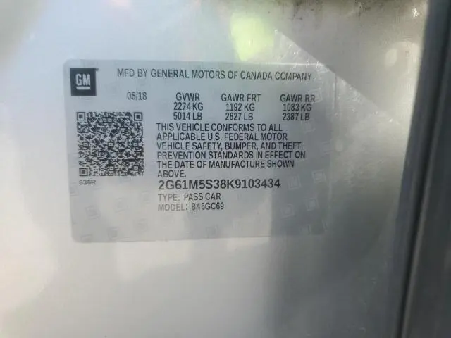 2019 CADILLAC XTS LUXURY