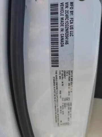 2022 CHRYSLER VOYAGER LX  