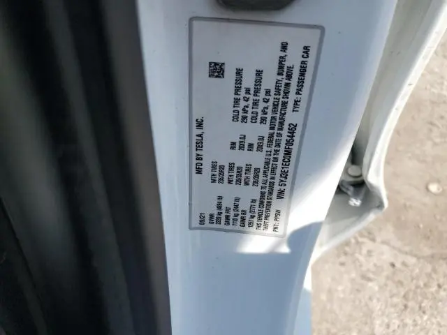 2021 TESLA MODEL 3   