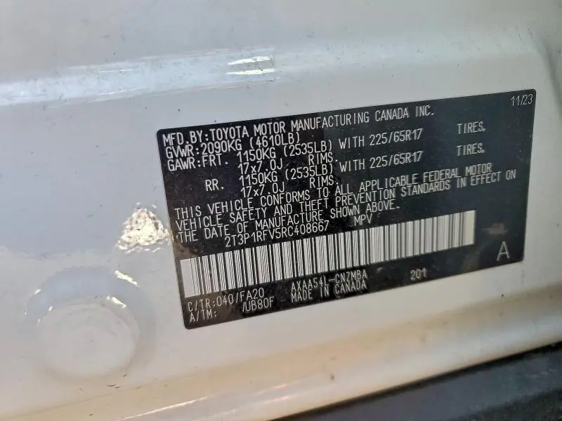 2024 TOYOTA RAV4 XLE  