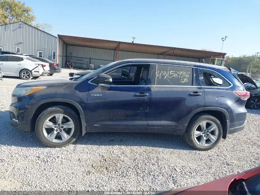2016 TOYOTA HIGHLANDER HYBRID LIMITED