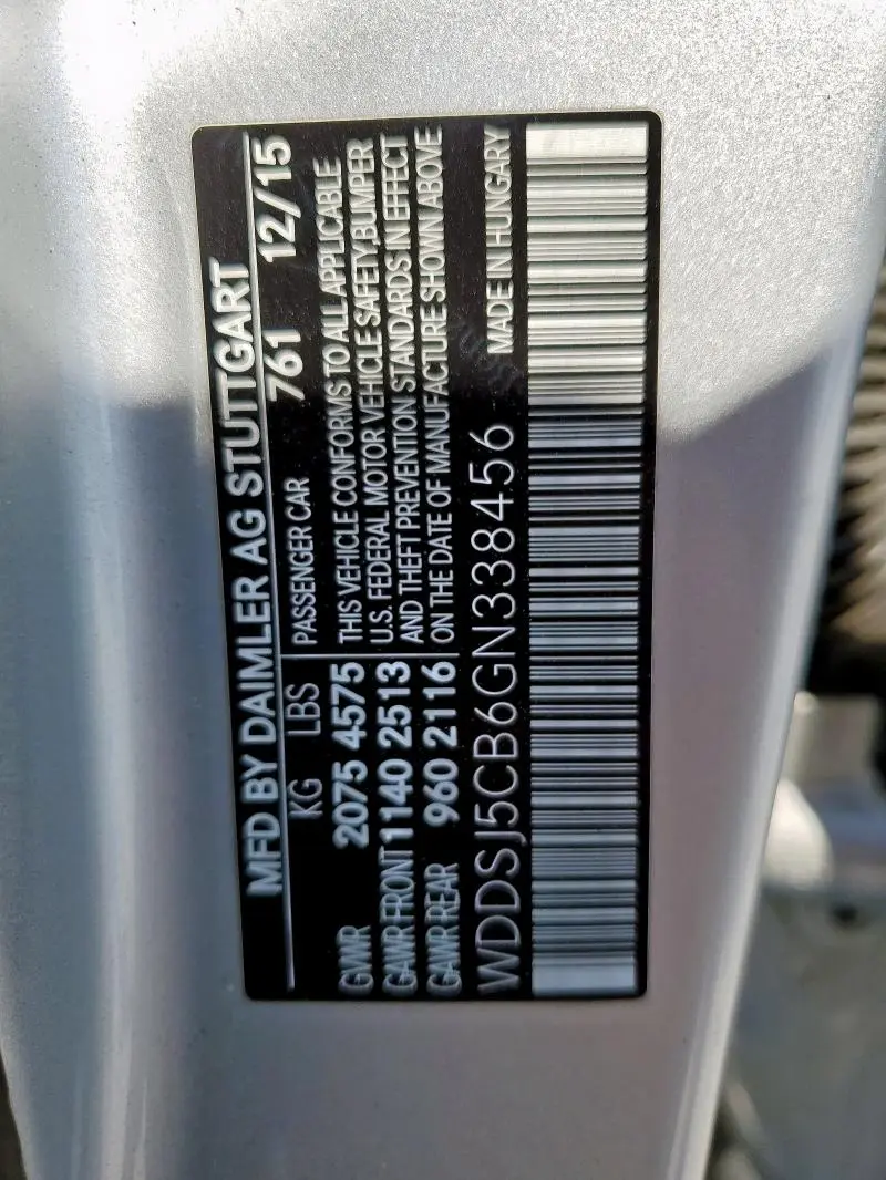 2016 MERCEDES-BENZ CLA 45 AMG  