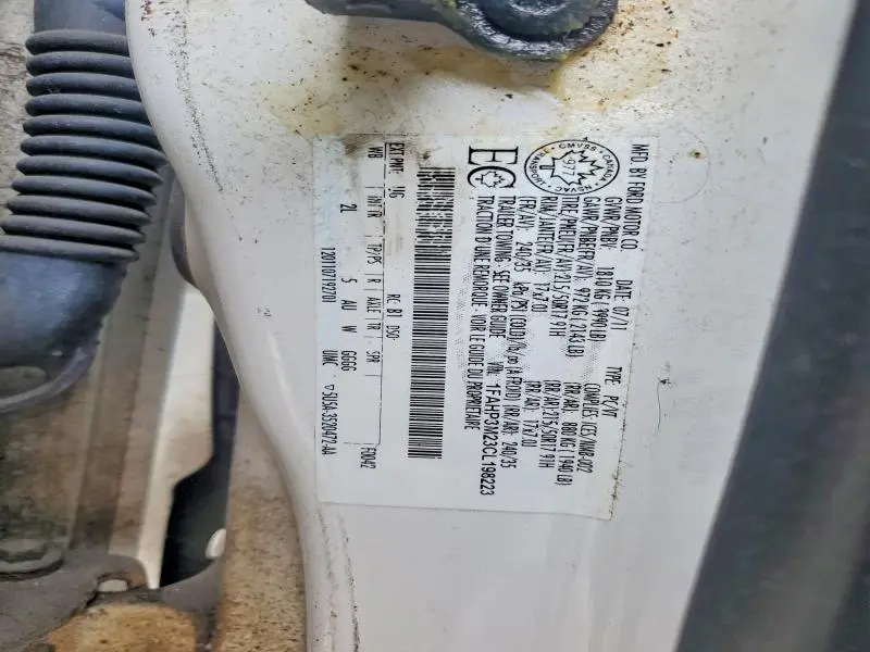 2012 FORD FOCUS SEL  