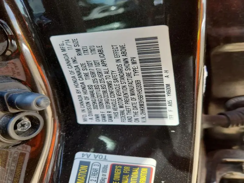 2015 HONDA CR-V EX  