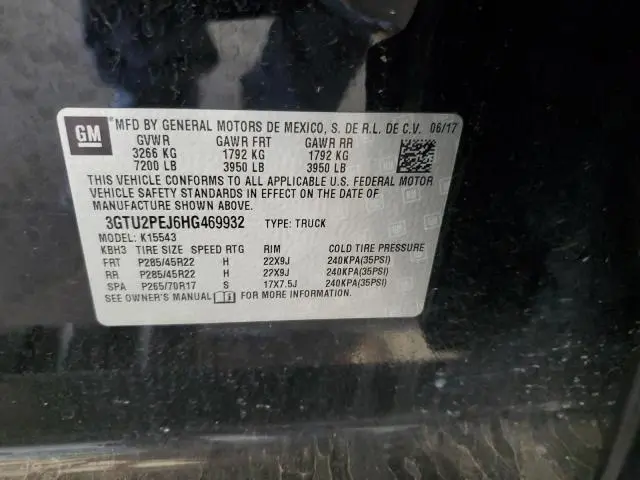 2017 GMC SIERRA K1500 DENALI  