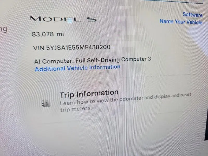 2021 TESLA MODEL S   