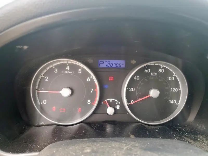 2010 HYUNDAI ACCENT BLUE  