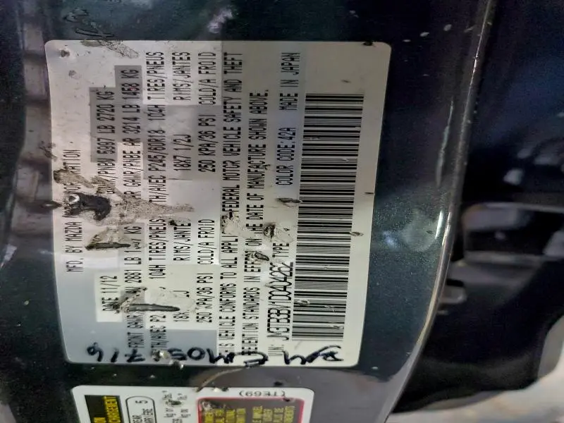 2013 MAZDA CX-9 SPORT  