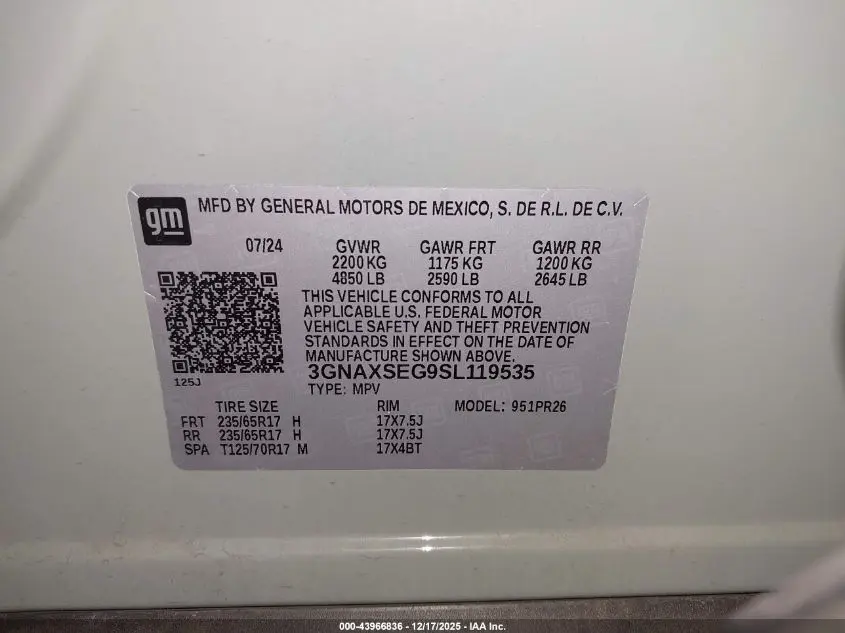 2025 CHEVROLET EQUINOX AWD ACTIV