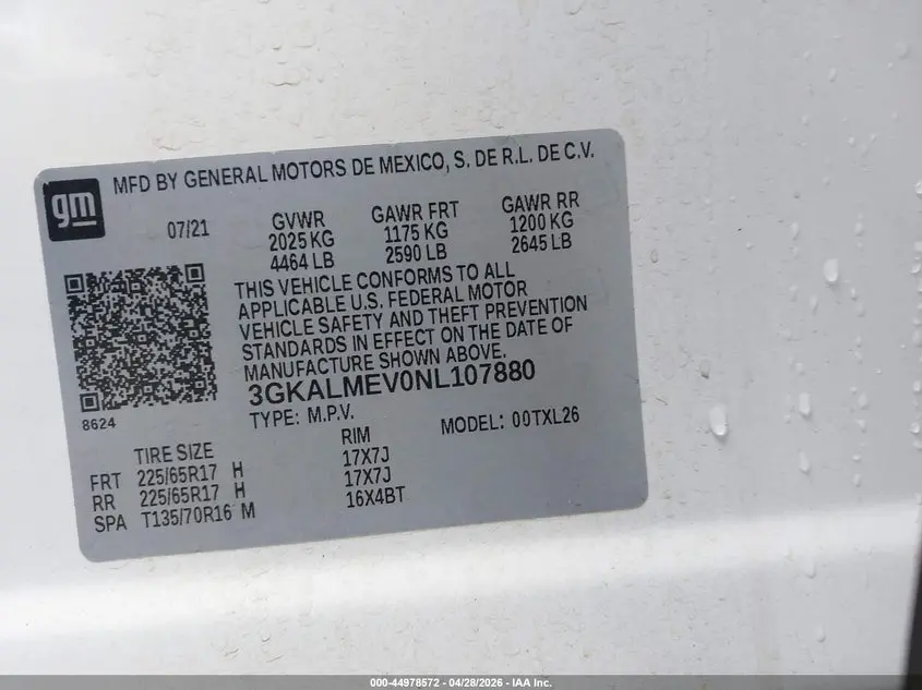 2022 GMC TERRAIN FWD SLE