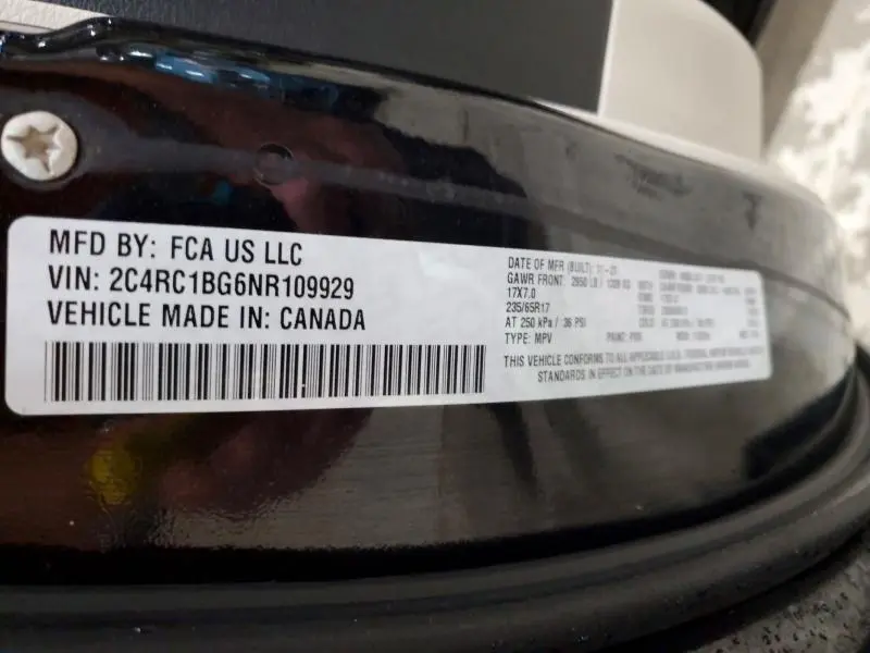 2022 CHRYSLER PACIFICA TOURING L  