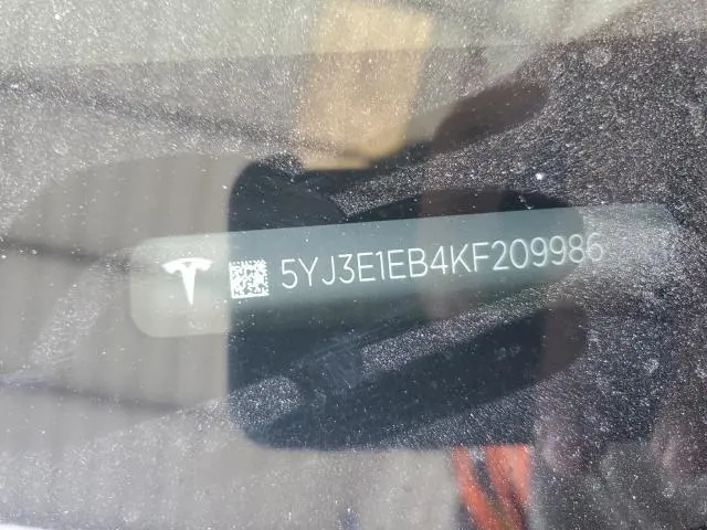 2019 TESLA MODEL 3   