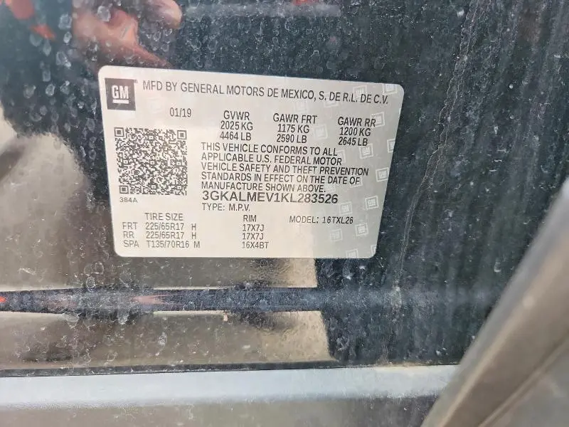 2019 GMC TERRAIN SLE  