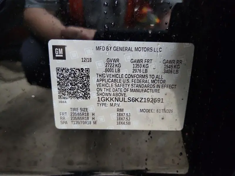 2019 GMC ACADIA SLT-1  