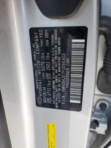 2015 HYUNDAI GENESIS 3.8L  